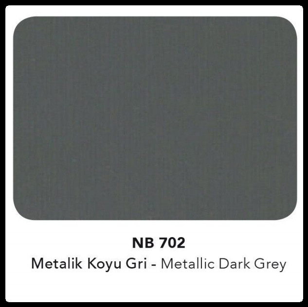 Алюмінієві композитні панелі Naturalbond 5 мм NB 702 Metallic Dark Grey