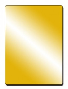 Композит (АКП) ALUPRROM (0,21+0,21) — 3 мм RAL Золото дзеркальне