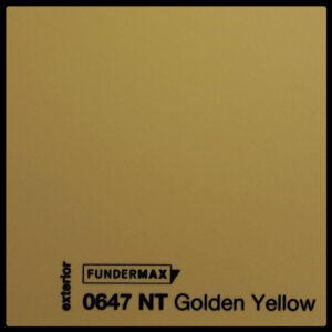 HPL панель 6 мм / ТМ - FUNDERMAX 0647 NT ( Golden Yellow )