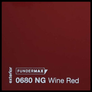 HPL панель 6 мм / ТМ - FUNDERMAX 0680 NT ( Wine Red )