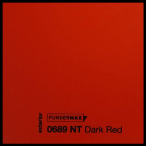 HPL панель 6 мм / ТМ - FUNDERMAX 0689 NT ( Dark Red )