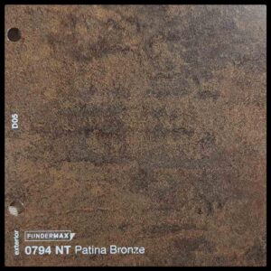 HPL панель 6 мм / ТМ - FUNDERMAX 0794 - NG ( Patina Bronze )
